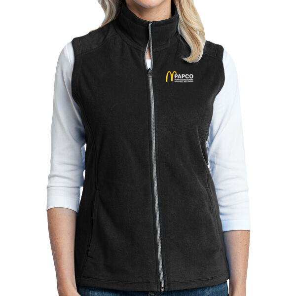   - Ladies Microfleece Vest Thumbnail